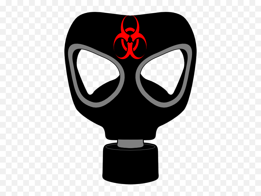 Bio Hazard Gas Mask Clip Art At Clker - Gas Mask Pgn Transparente Emoji,Gas Mask Logo