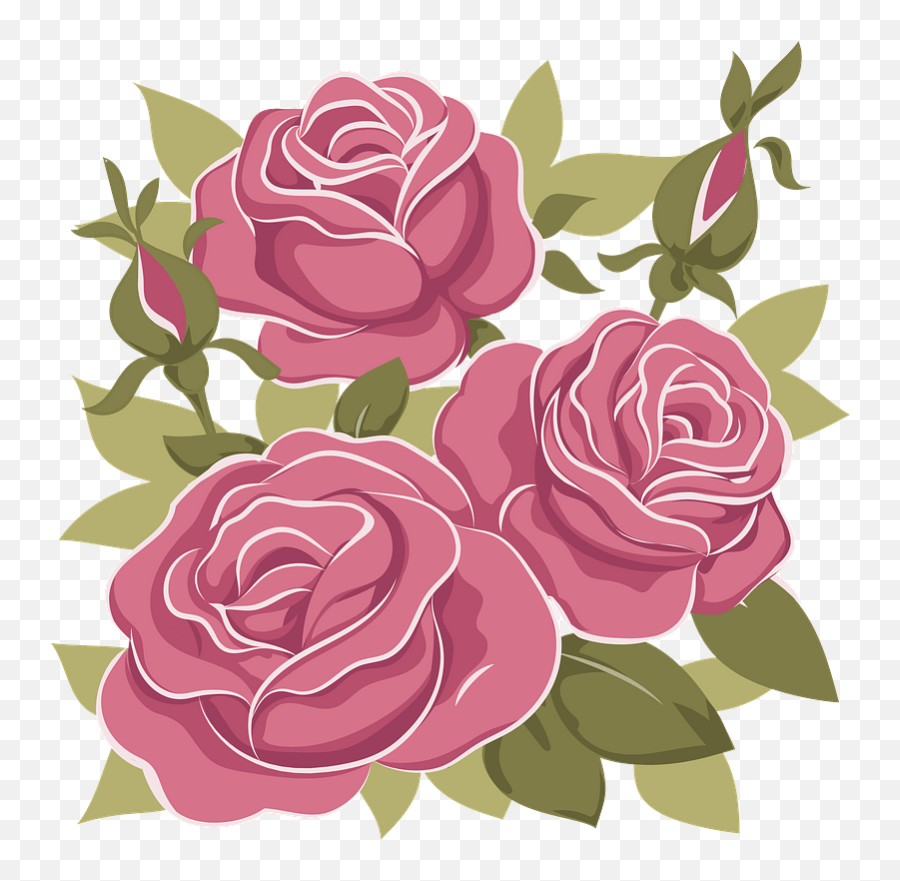 Roses Clipart - Girly Emoji,Free Rose Clipart