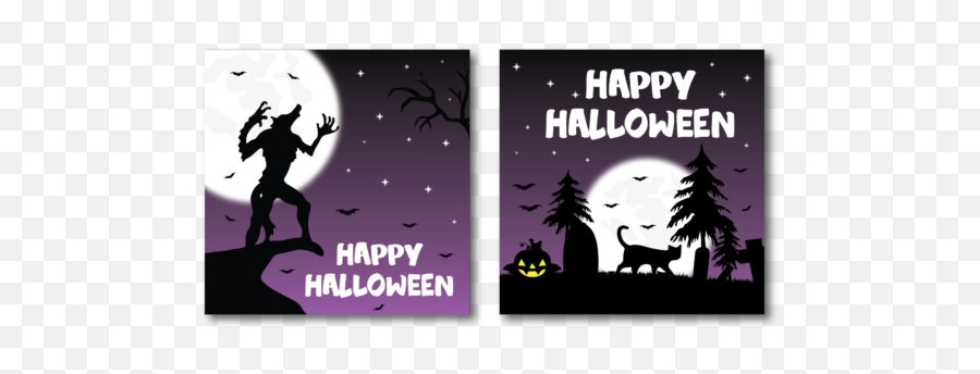 Halloween Background Illustration Night - Moon Emoji,Forest Clipart Backgrounds