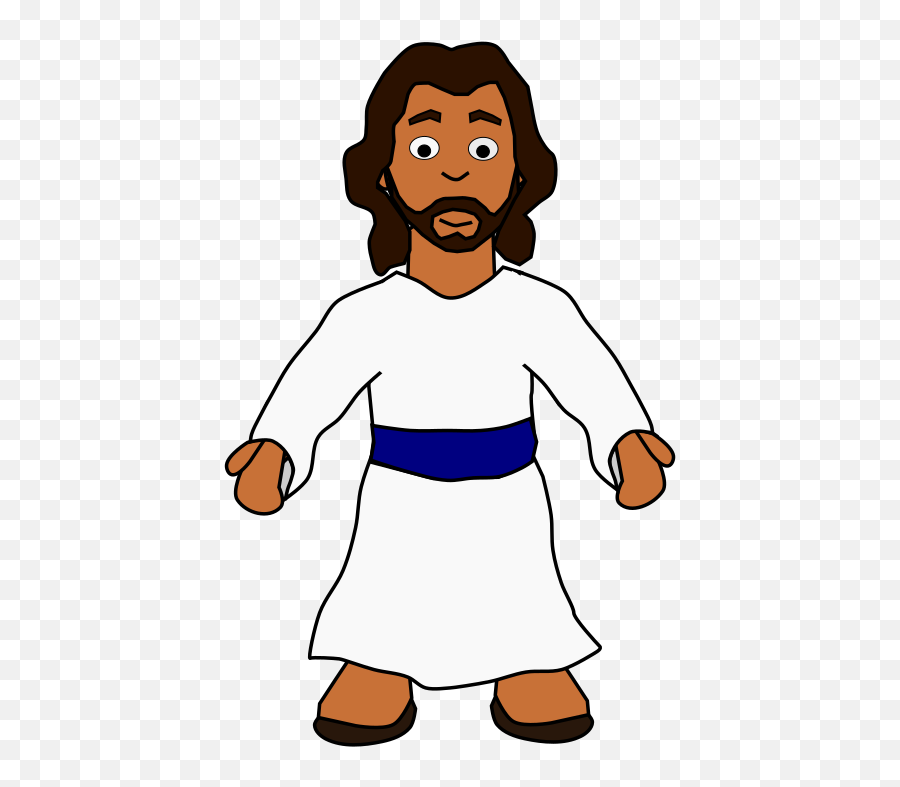 Jesus Clip Art Black And White Free - Clipart Jesus Emoji,Jesus Clipart