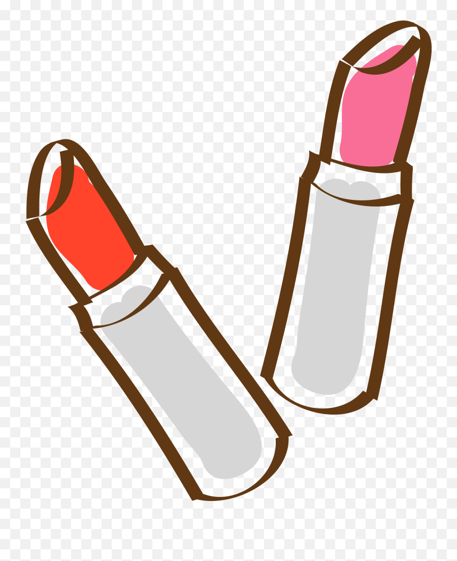 Lipstick Makeup Clipart Transparent - Lip Balm Clipart Emoji,Makeup Clipart