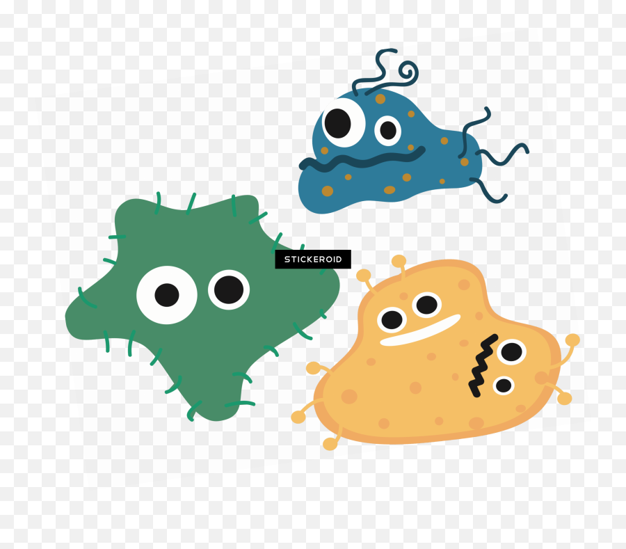 Transparent Background Bacteria Clipart - Dot Emoji,Bacteria Clipart