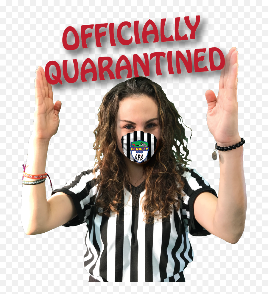Officially Quarantinedu201d With Ref Amanda Kluge Guest Hockey Emoji,Referee Png