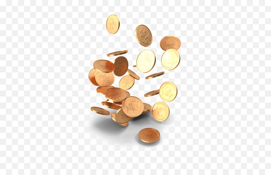 Falling Coins Image Free Download Image - Falling Coins Falling Coins With Transparent Background Emoji,Coins Clipart