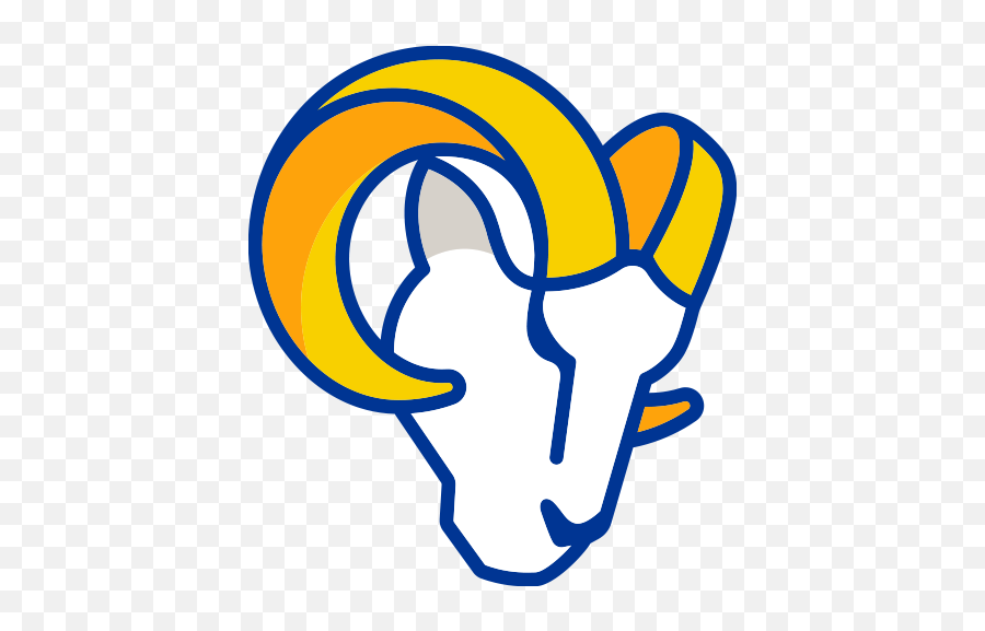 Los Angeles Rams - Los Angeles Rams Logo Png Emoji,Rams Logo