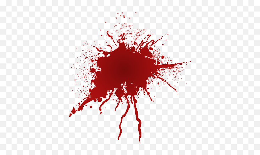 Download Realistic Blood Splatter Png - Blood Splat Emoji,Blood Drip Png