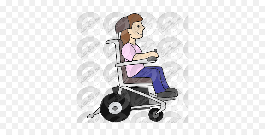 Wheelchair Picture For Classroom Therapy Use - Great Happy Emoji,Wheelchair Clipart