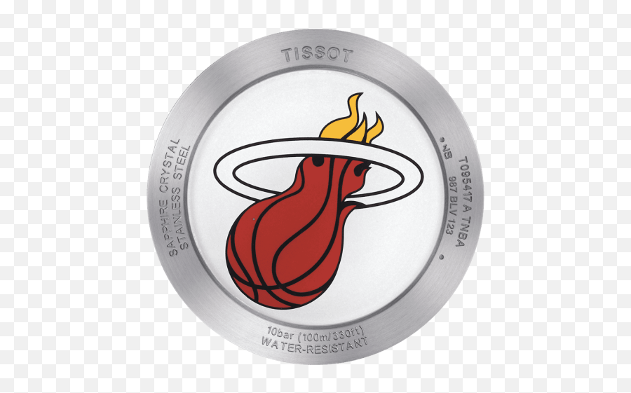 Tissot Quickster Chronograph Nba Miami - Miami Heat Emoji,Miami Heat Logo