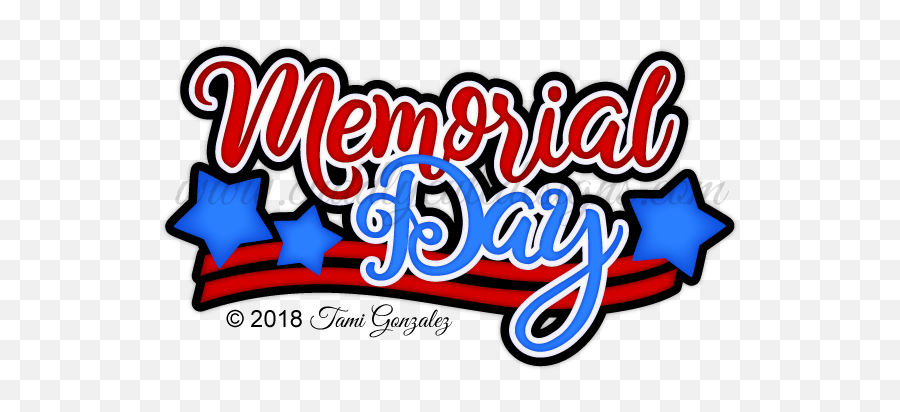 Memorial Day Title - Dot Emoji,Memorial Day Logo