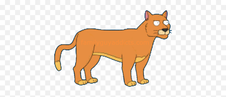 Mountain Lion Cartoon Png - Cougar Cartoon Png Emoji,Mountain Lion Png
