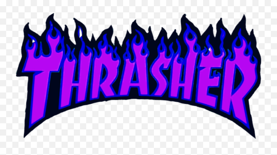 Trasher Logo Grunge Sticker By Licky - Language Emoji,Grunge Logo