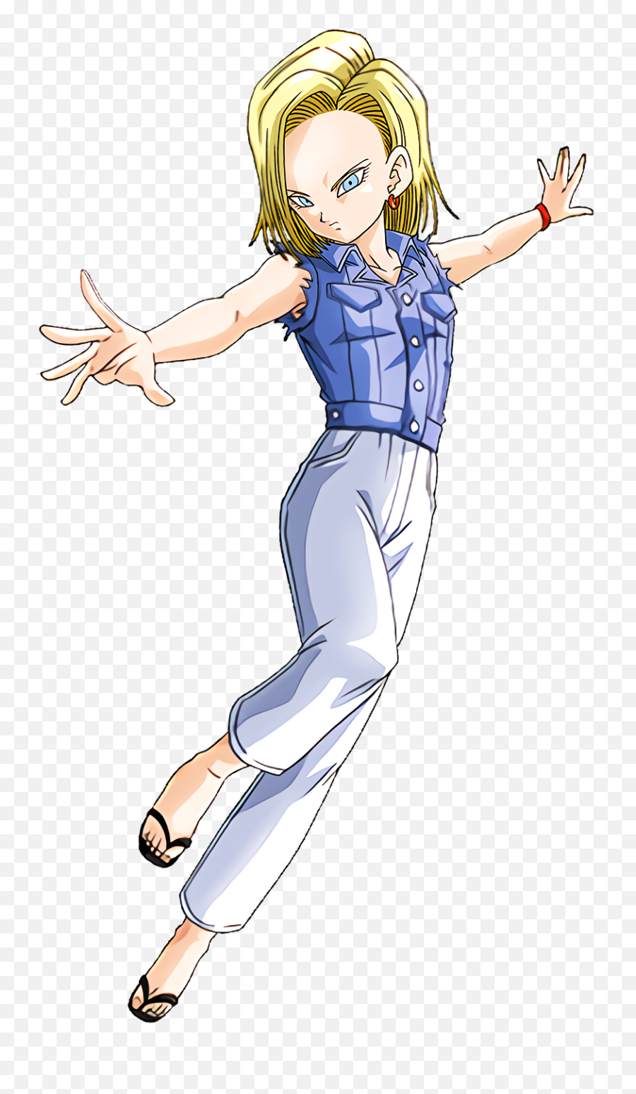 Fighting Power Not Waning Down Android - Inexhaustible Fighting Power Android 18 Emoji,Android 18 Png