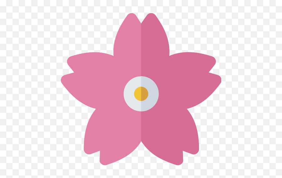 Cherry Blossom Vector Svg Icon - Floral Emoji,Cherry Blossom Png