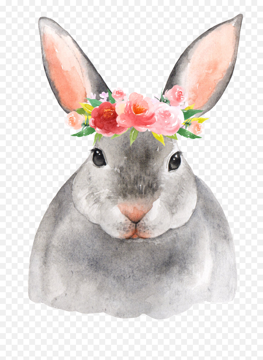 Bunny - Printable Nursery Art Transparent Png Original April 2019 Calendar Aesthetic Emoji,Bunny Transparent