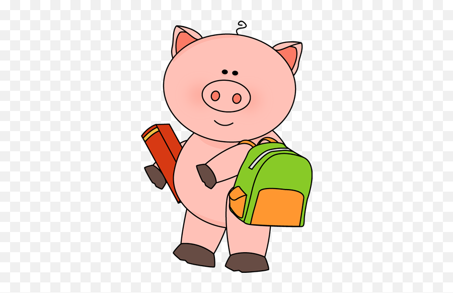 Pig Clip Art - Pig Images Emoji,Cute School Clipart