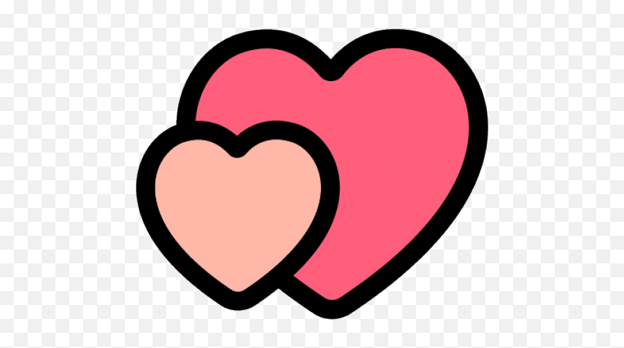 Heart Clipart Clipart Pink Double Heart Emoji,Double Hearts Clipart