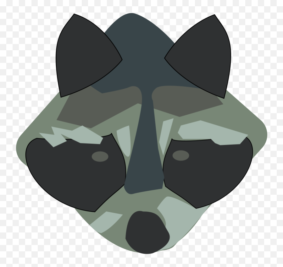 Free Clip Art - Raccoon Clker Emoji,Raccoon Clipart