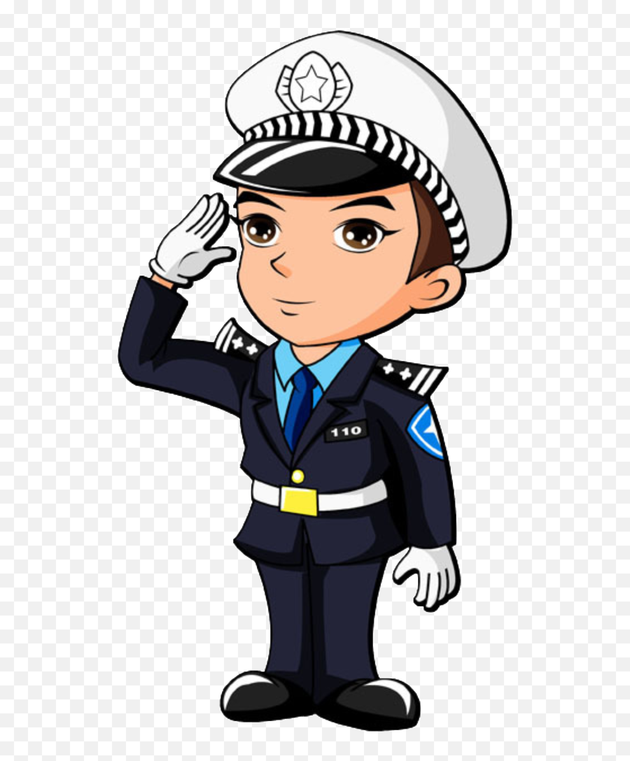 Police Officer Traffic Police Clip Art - Police Officer Emoji,Police Officers Clipart