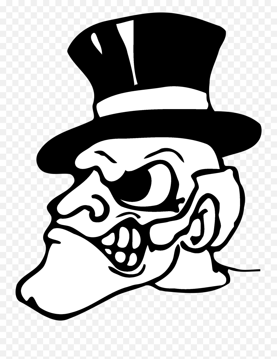 Wake Forest Demon Deacons Logo Png - Black And White Wake Forest Logo Emoji,Wake Forest Logo