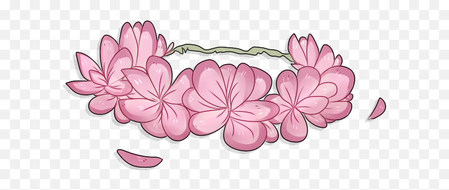 Download Flower Crown Png Transparent Png Library Download Emoji,Flower Drawing Transparent