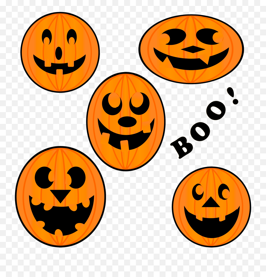 Halloween Pumpkins Clipart - Laugfing Pumpkin Emoji,Pumpkins Clipart