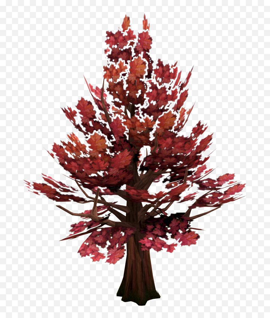 Download Hd Transparent Tree Maple - Maple Tree Png Emoji,Red Tree Png