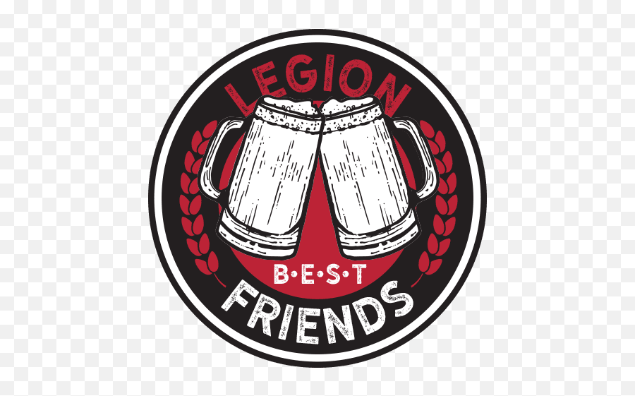 Legion Brewing Best Friends Loyalty Logo Coin - Vermillion Emoji,Best Friend Logo