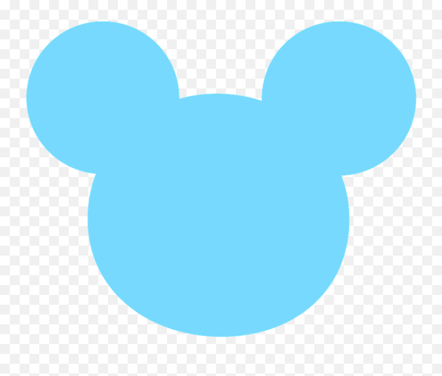 Mickey Mouse Minnie Mouse Clip Art - Mickey Mouse Png Transparent Blue Mickey Ears Emoji,Mickey Clipart