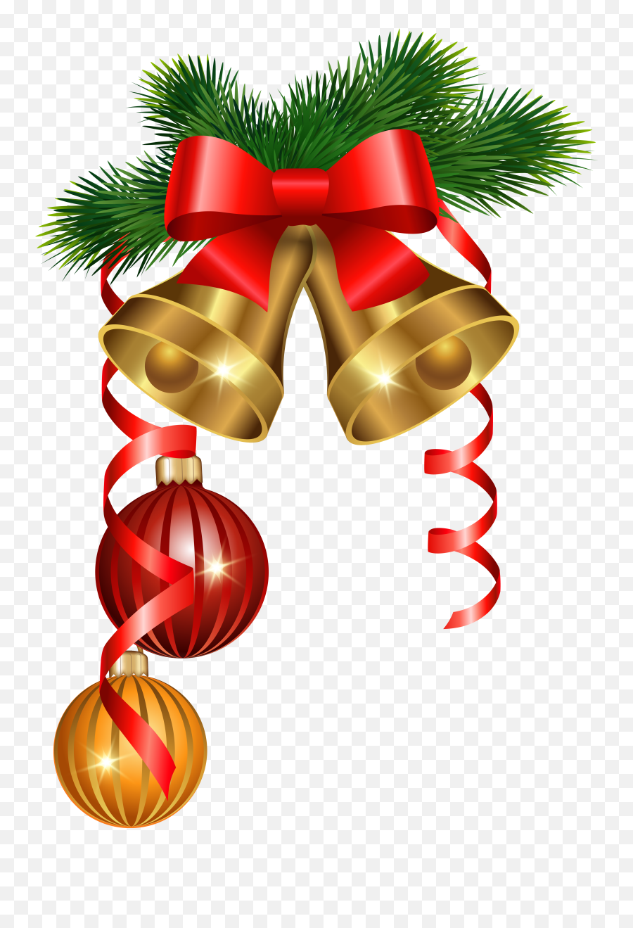 Download And Golden Tree Decoration - Christmas Bells Images Png Emoji,Christmas Bells Clipart