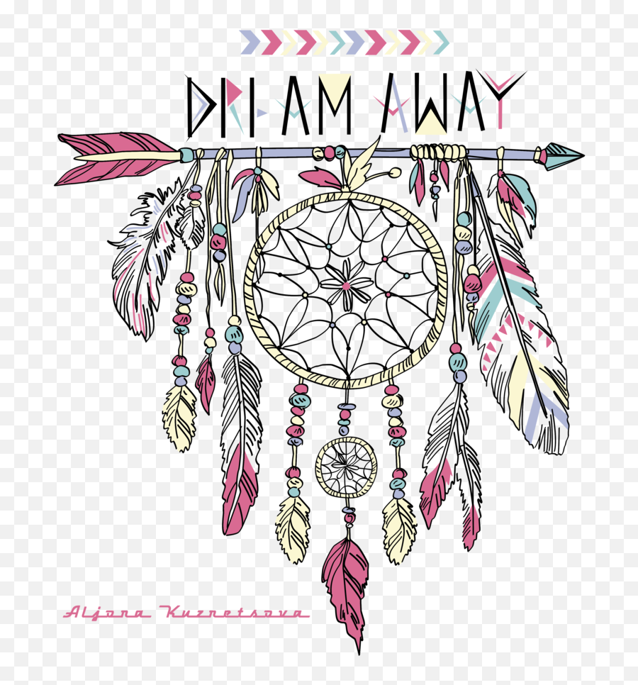 Watercolor Art Painting Dreamcatcher - Dream Catcher Background Png Emoji,Dream Catcher Clipart