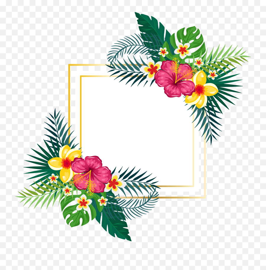 Download Summer Flower Painted Hand Watercolor Design Floral - Flowers Summer Background Design Emoji,Summer Png