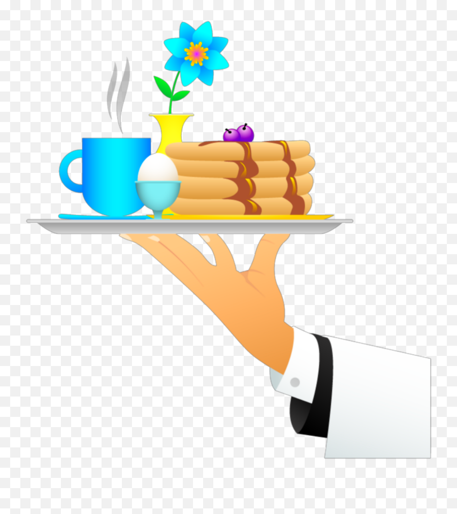 Ftestickers Clipart Pancakes Sticker - Serveware Emoji,Pancakes Clipart