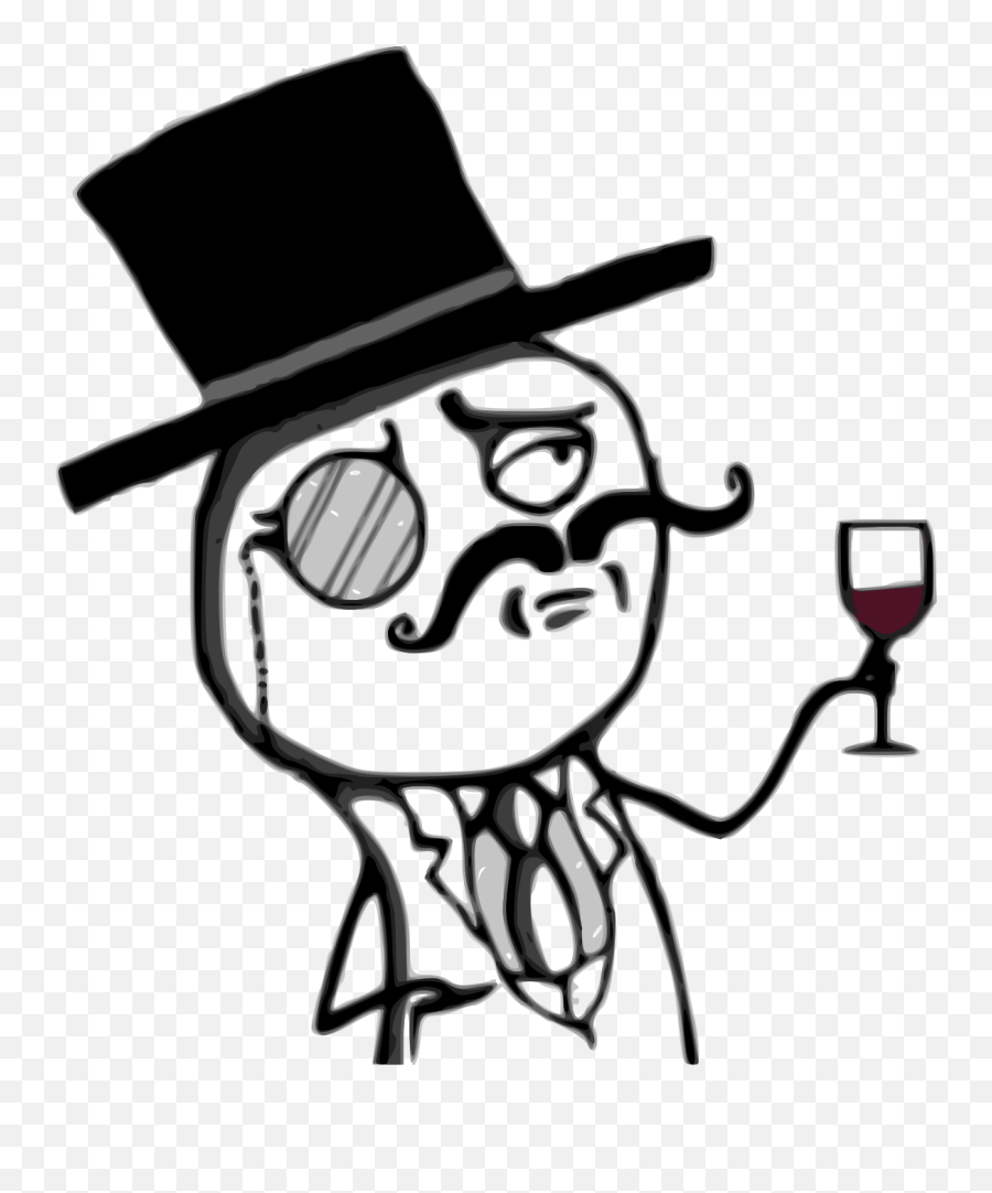 Glasses Clipart Gentleman Glasses Gentleman Transparent - Lulzsec Logo Emoji,Meme Face Png