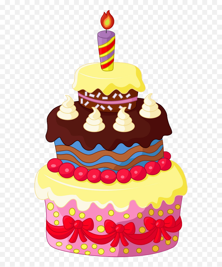 Birthday Cake Clipart - Birthday Cake Cartoon Images Hd Emoji,Birthday Cake Clipart