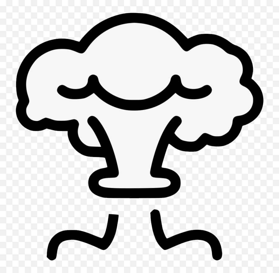 Mushroom Cloud Clipart - Water Vapour Icon Png Emoji,Mushroom Cloud Png