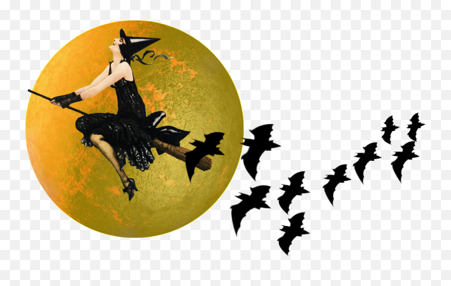 Halloween Borders And Frames - Clipart Transparent Halloween Witch Emoji,Pumpkin Border Clipart