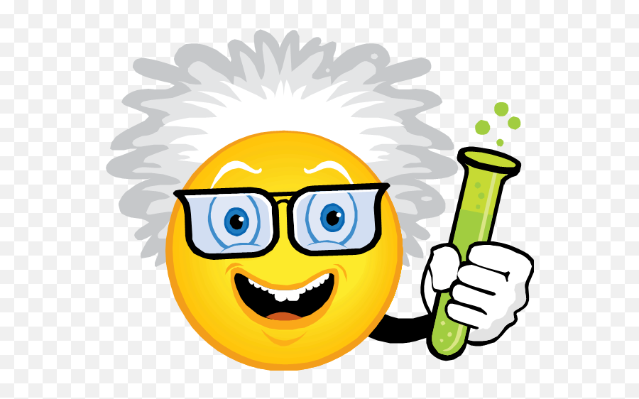 Emoji Clipart Science - Mad Scientist Smiley Face,Mad Emoji Png