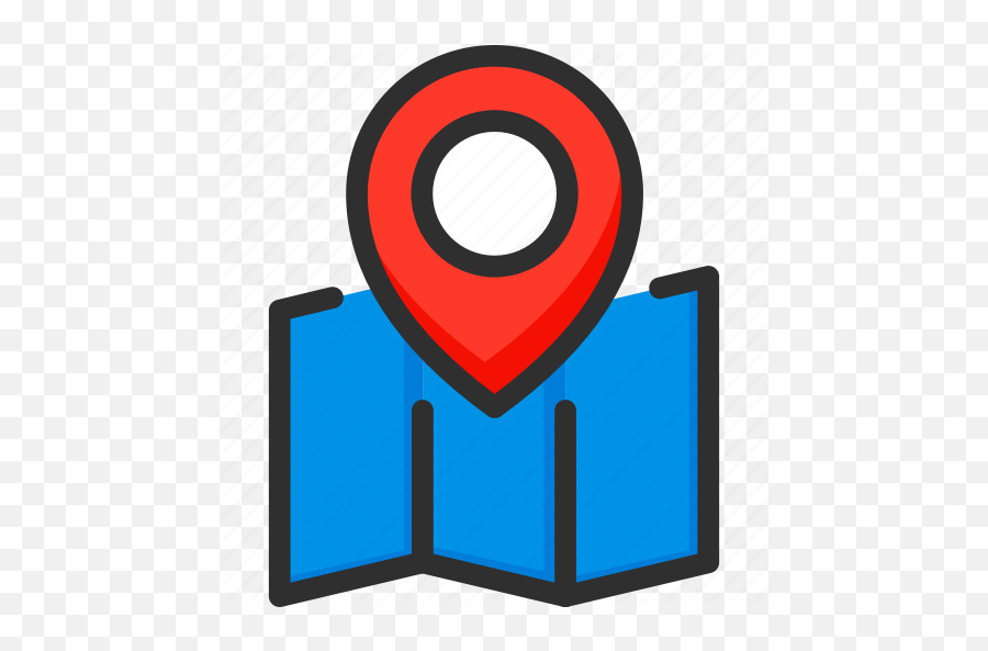 Location Map Marker Pin Place Pointer Icon - Download Vertical Emoji,Marker Circle Png