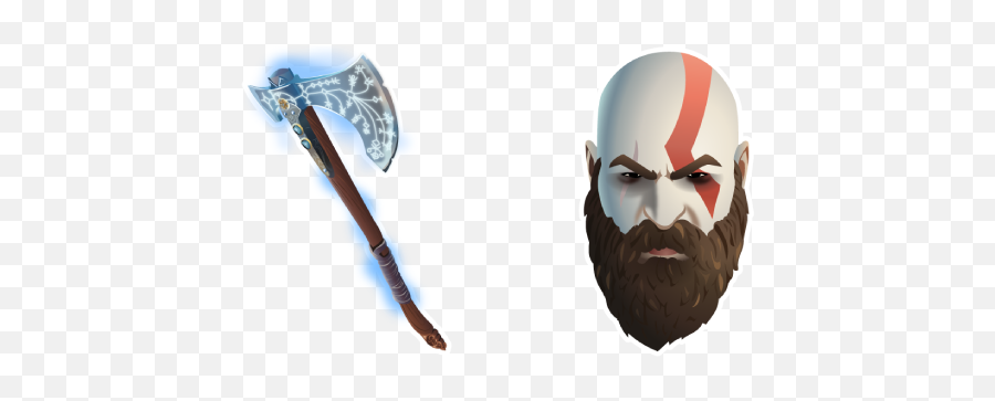 Fortnite Kratos And Leviathan Axe Cursor U2013 Custom Cursor Emoji,Kratos Transparent