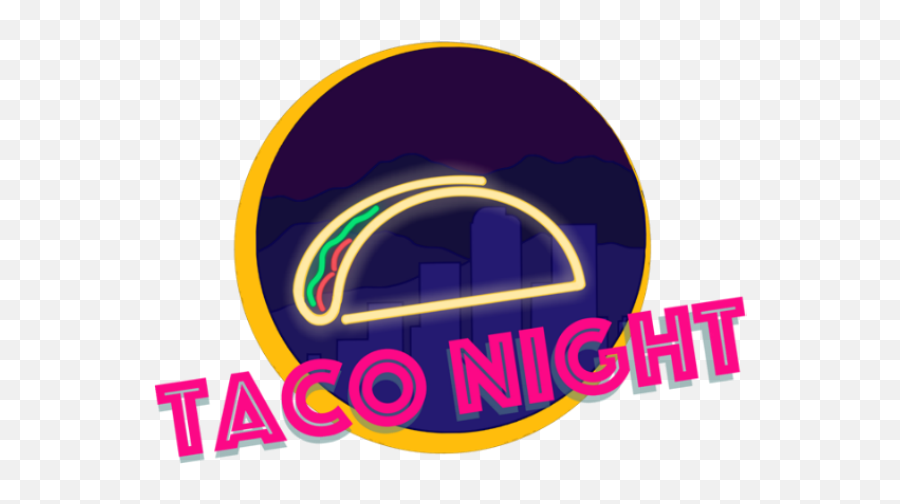 Taco Night Audio Emoji,Night Logo