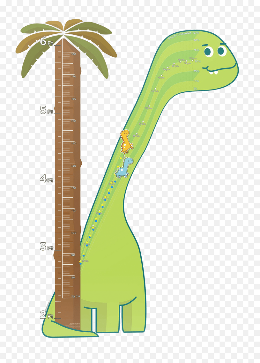 Watch Me Grow Dinosaur Growth Chart For Boys Emoji,Dinosaur Tracks Clipart