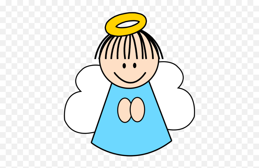 Angel Bebé Caricatura Bautizo - Angelito Png 480x640 Png Emoji,Bautizo Clipart