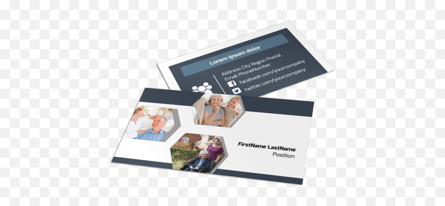 Home Healthcare Business Card Template Mycreativeshop Emoji,Home Healthcare Logo