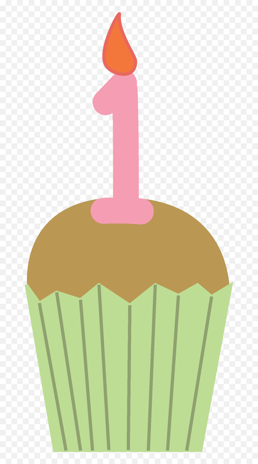 Cupcake Clipart Png Hd Quality - Cake 1 Year Png Emoji,Cupcake Clipart