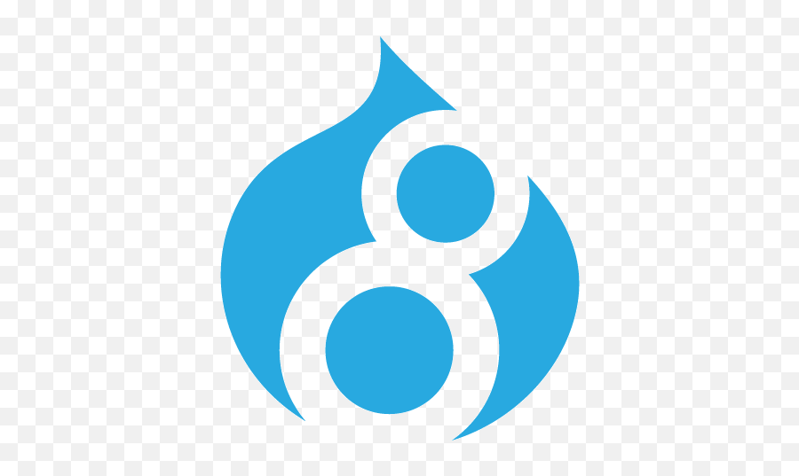 Drupalorg - 8 Logo Drupal Web Development Design Web Drupal 8 Logo Png Emoji,Cms Logo