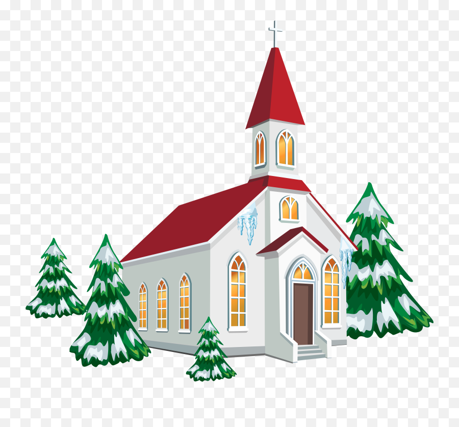 Free Christmas Clipart For Church - Church Clipart Png Emoji,Free Church Bulletin Covers Clipart