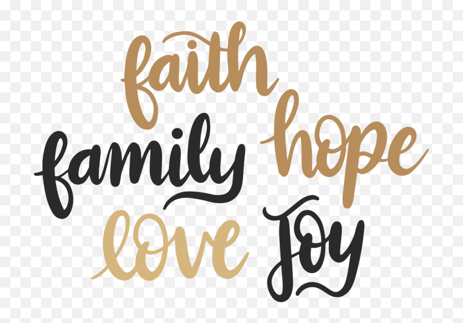 Clip Art Royalty Free Library Hope Love - Family Is Love Png Emoji,Faith Clipart