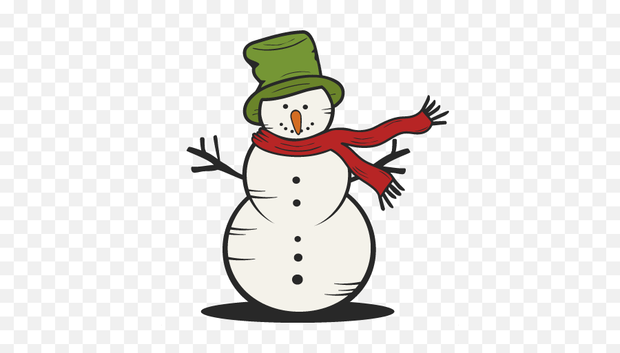 Snowman Svg Scrapbook Cut File Cute Clipart Files For - Free Snowman Silhouette Emoji,Free Svg Clipart For Cricut