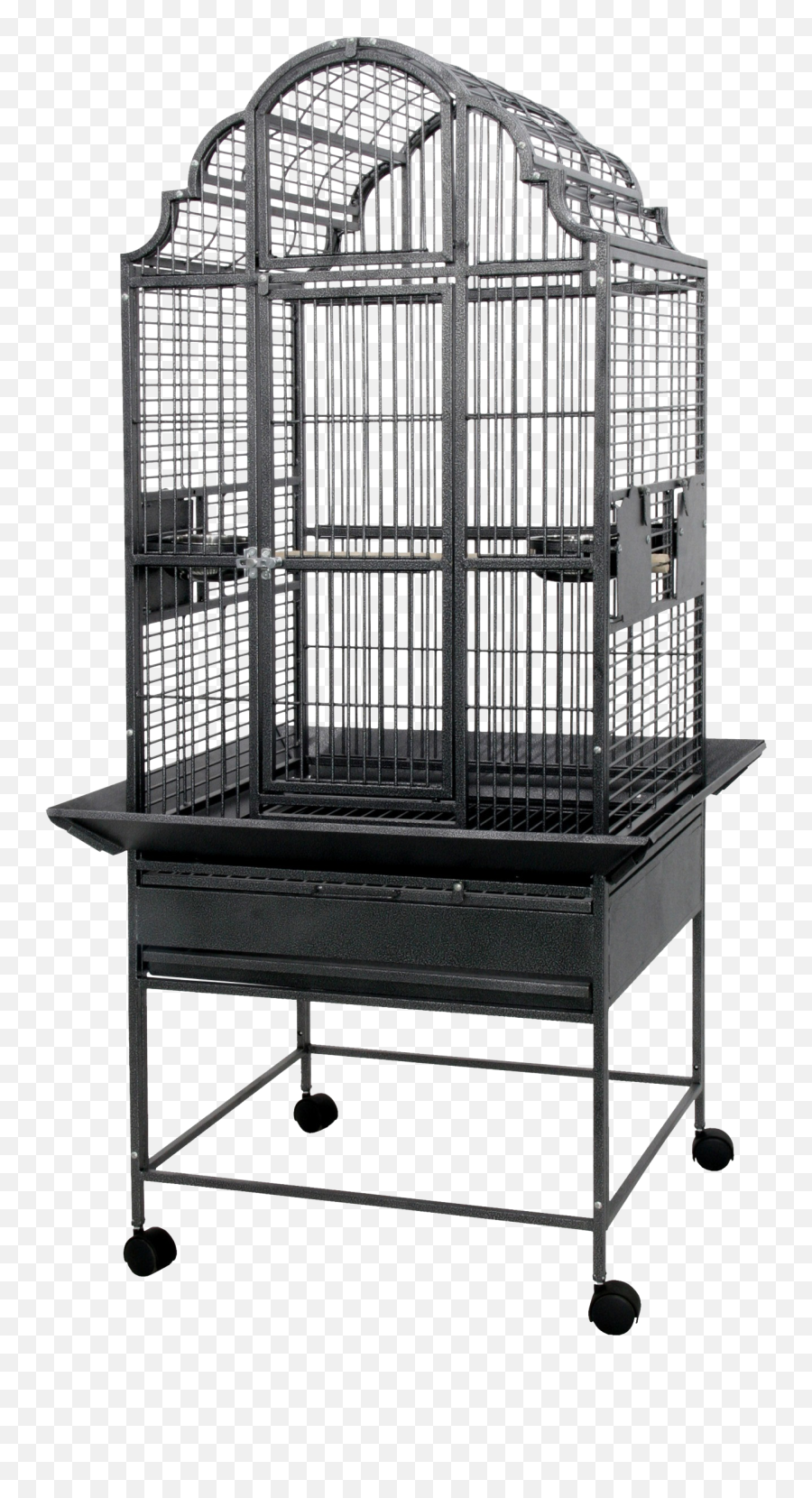 Gc6 - 2422 Black 24x22x62 Opening Victorian Top Cage Cage Company Dome Top Bird Cage Small Emoji,Cage Png
