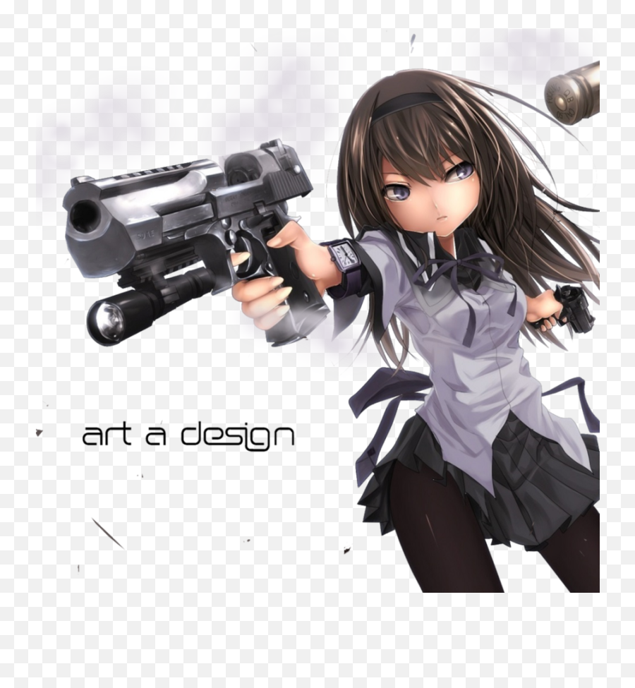 Anime Gun Png - Anime Guns Full Size Png Download Seekpng Epic Anime Girl With Gun Emoji,Guns Png